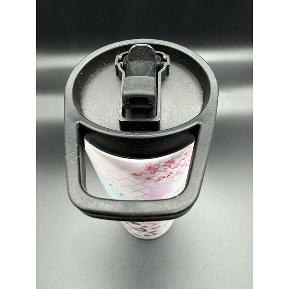 20oz skinny tumbler CUSTOM MADE stainless steel with Flip Top Sports Lid -0 EFFS - Picture 5 of 5